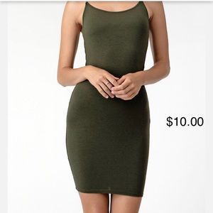 Olive Green Dress